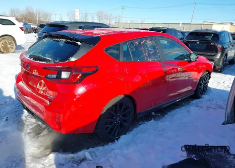 2024 Subaru Impreza Rs 5-Door из США, поврежденный, VIN JF1GUHHC7R8221177